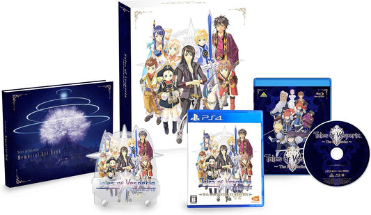 PlayStation 4 Tales of Vesperia Remaster 10th Anniversary Edition - original box, game, artbook, acrylic plate and The First Strike Blu-ray