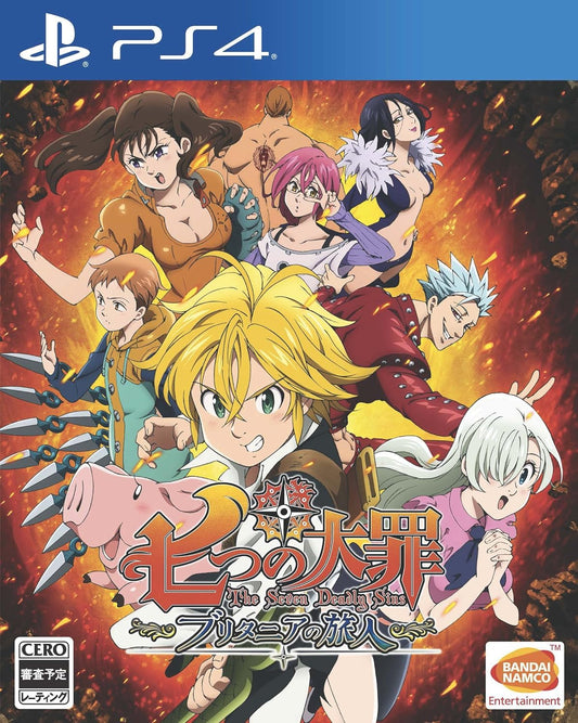 PlayStation 4 The Seven Deadly Sins - Knights of Britannia - Japanese front cover