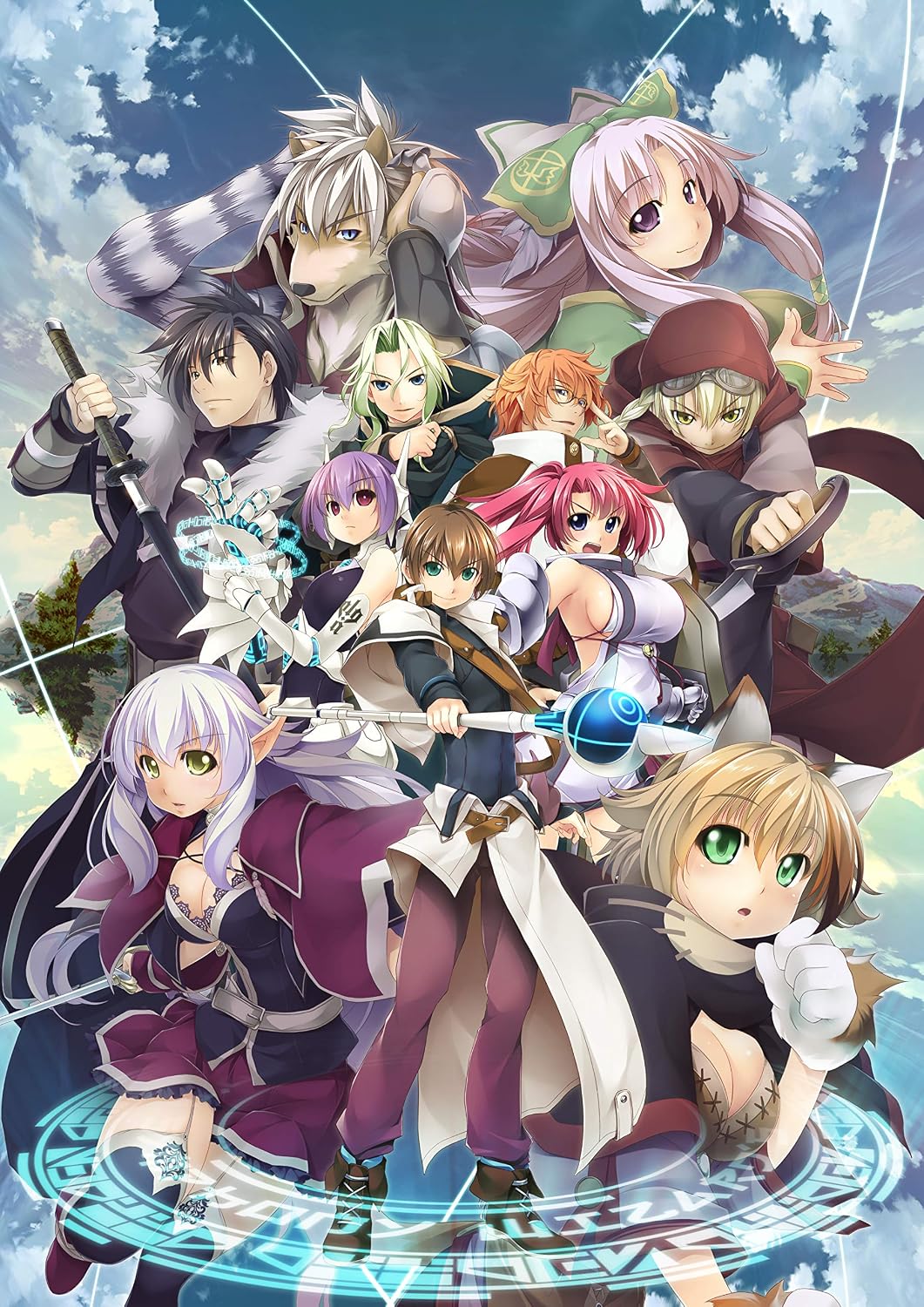 PlayStation 4 Wizards Symphony - Japanese front cover illustration