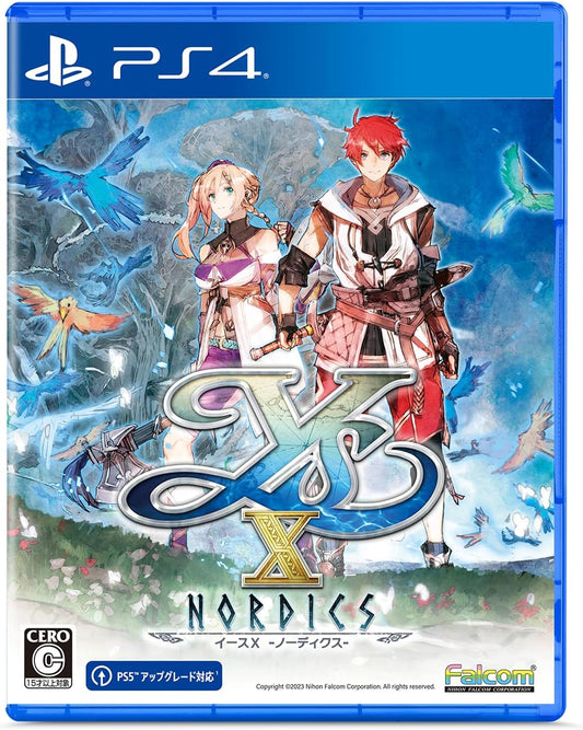PlayStation 4 Ys X: Nordics - Japanese front cover
