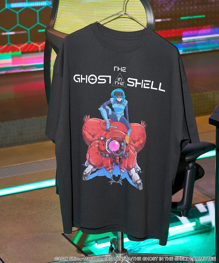 Ghost in the Shell x FREAK'S STORE Colored Fuchikoma T-Shirt - Red, official product view