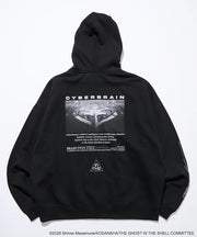 Ghost in the Shell x FREAK'S STORE CYBERBRAIN Back-Print Hoodie - Black, garment detail 2