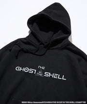 Ghost in the Shell x FREAK'S STORE CYBERBRAIN Back-Print Hoodie - Black, garment detail 3