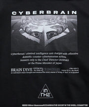 Ghost in the Shell x FREAK'S STORE CYBERBRAIN Back-Print Hoodie - Black, garment detail 6