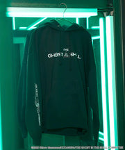 Ghost in the Shell x FREAK'S STORE CYBERBRAIN Back-Print Hoodie - Black, garment detail 7