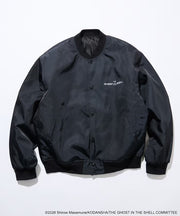 Ghost in the Shell x FREAK'S STORE Military Stadium Jacket - Black, garment detail 2