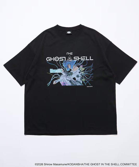 Ghost in the Shell x FREAK'S STORE SceneShot Graphic T-Shirt - Black - Motoko, official product view