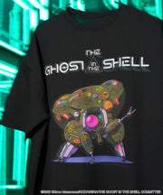Ghost in the Shell x FREAK'S STORE Sticker Fuchikoma T-Shirt - Black, garment detail 2