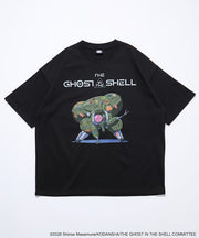 Ghost in the Shell x FREAK'S STORE Sticker Fuchikoma T-Shirt - Black, garment detail 5