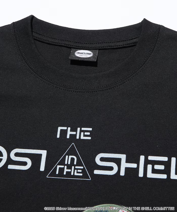 Ghost in the Shell x FREAK'S STORE Sticker Fuchikoma T-Shirt - Black, garment detail 6