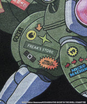 Ghost in the Shell x FREAK'S STORE Sticker Fuchikoma T-Shirt - Black, garment detail 9