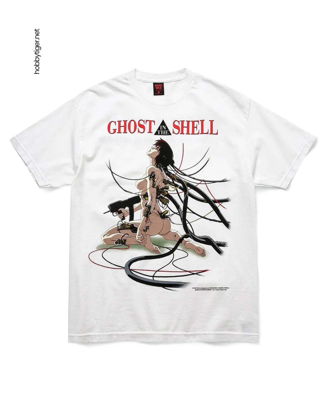 Ghost in the Shell x GEEKS RULE T SHIRT vol.03 "Motoko" official product photo 01