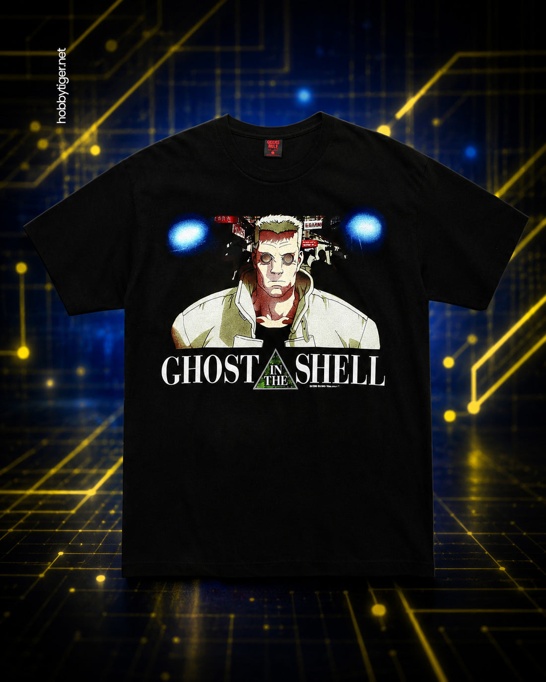 Ghost in the Shell x GEEKS RULE T SHIRT vol.02 "Batou" official product photo 01
