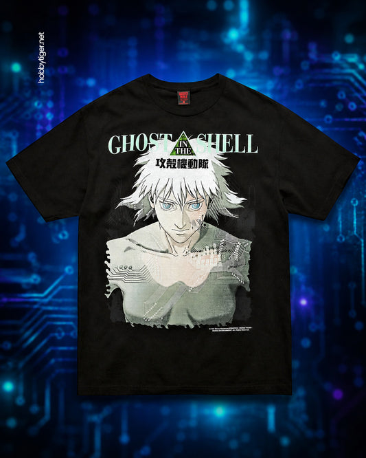 Ghost in the Shell x GEEKS RULE T SHIRT vol.04 "Motoko" official product photo 01