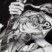 FLCL x GEEKS RULE SILKSCREEN PRINTING T SHIRT(Haruko) official product photo 07