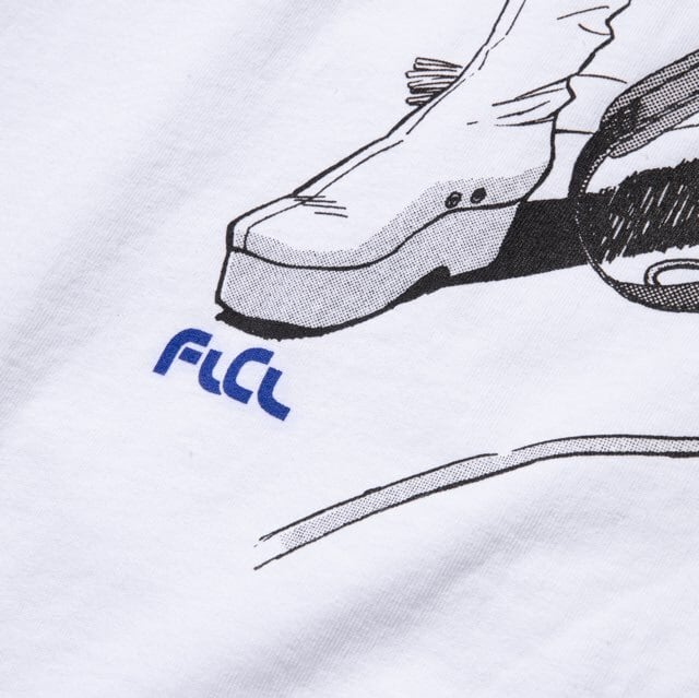 FLCL x GEEKS RULE SILKSCREEN PRINTING T SHIRT(Haruko) official product photo 08