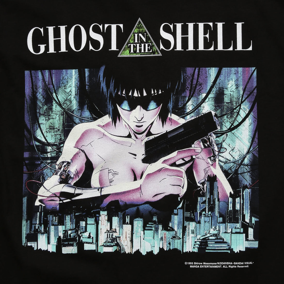 Ghost in the Shell x GEEKS RULE 15 SILKSCREEN PRINTING T SHIRT vol.01 "Motoko" official product photo 04
