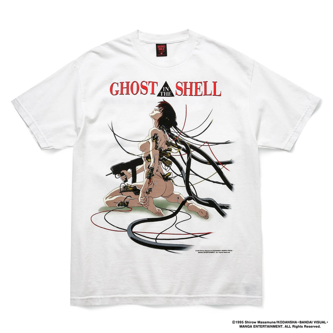 Ghost in the Shell x GEEKS RULE 15 SILKSCREEN PRINTING T SHIRT vol.03 "Motoko" official product photo 02