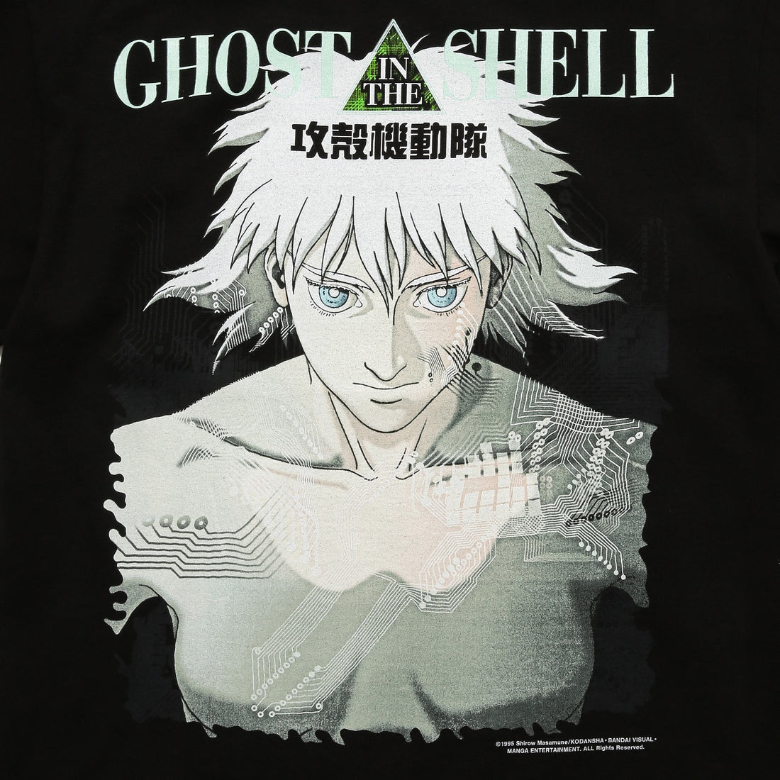 Ghost in the Shell x GEEKS RULE 15 SILKSCREEN PRINTING T SHIRT. vol.04 "Motoko" official product photo 04