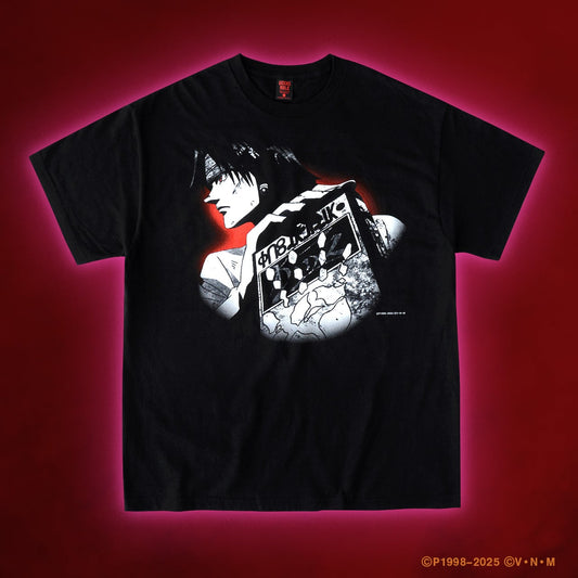 Hunter x Hunter x GEEKS RULE SILKSCREEN PRINTING T SHIRT "Chrollo" official product photo 01
