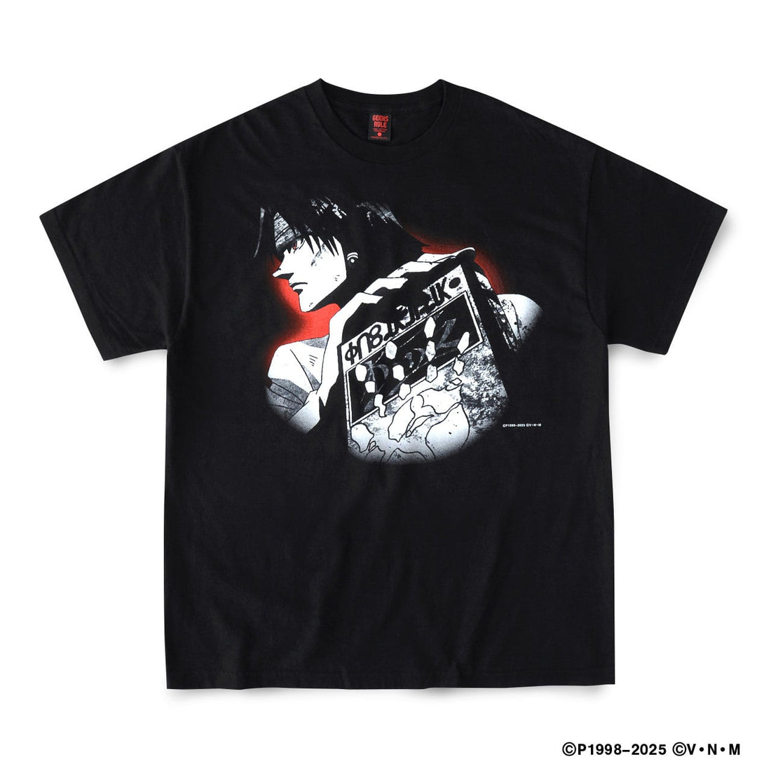 Hunter x Hunter x GEEKS RULE SILKSCREEN PRINTING T SHIRT "Chrollo" official product photo 02
