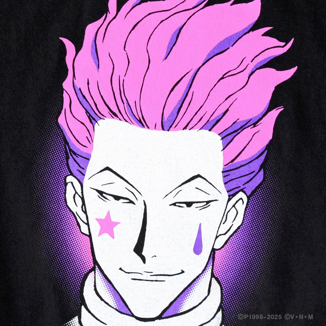 Hunter x Hunter x GEEKS RULE SILKSCREEN PRINTING T SHIRT "Hisoka" official product photo 02