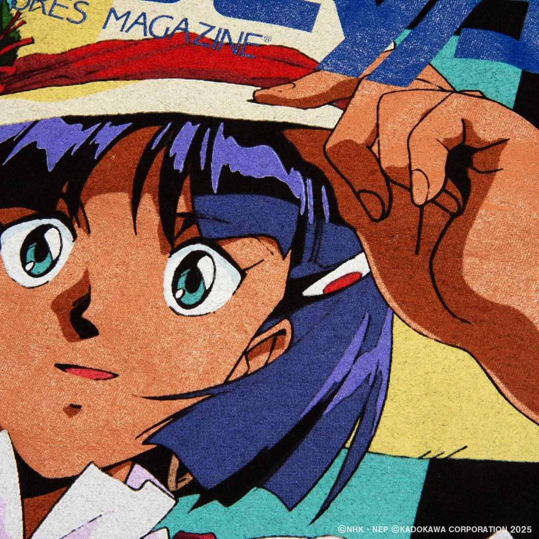 Newtype x Nadia: The Secret of Blue Water x GEEKS RULE 15 Silkscreen Printing T-Shirt official product photo 05