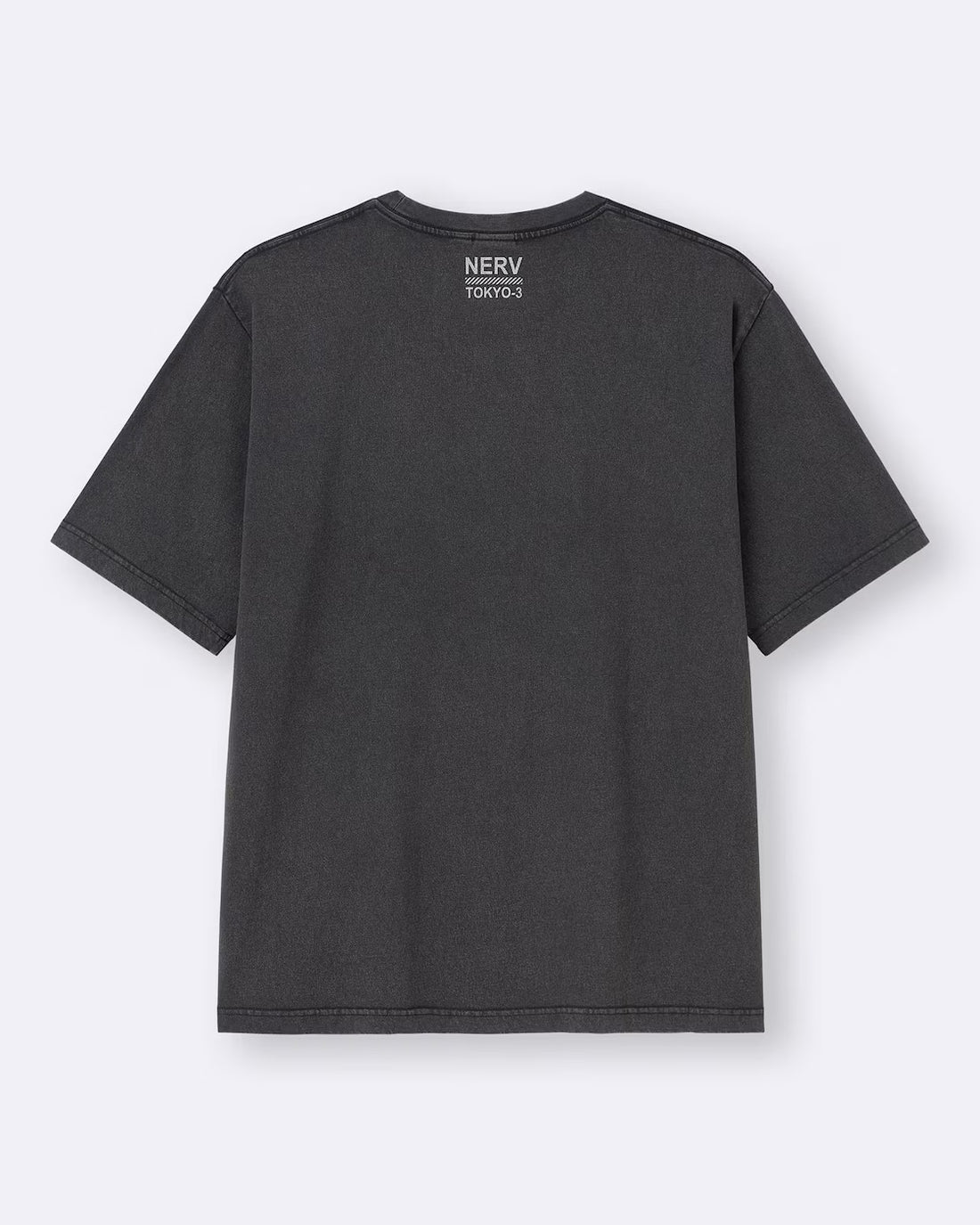 GU x Neon Genesis Evangelion Washed Graphic T-Shirt - Dark Gray 08 DARK GRAY official product photo 03