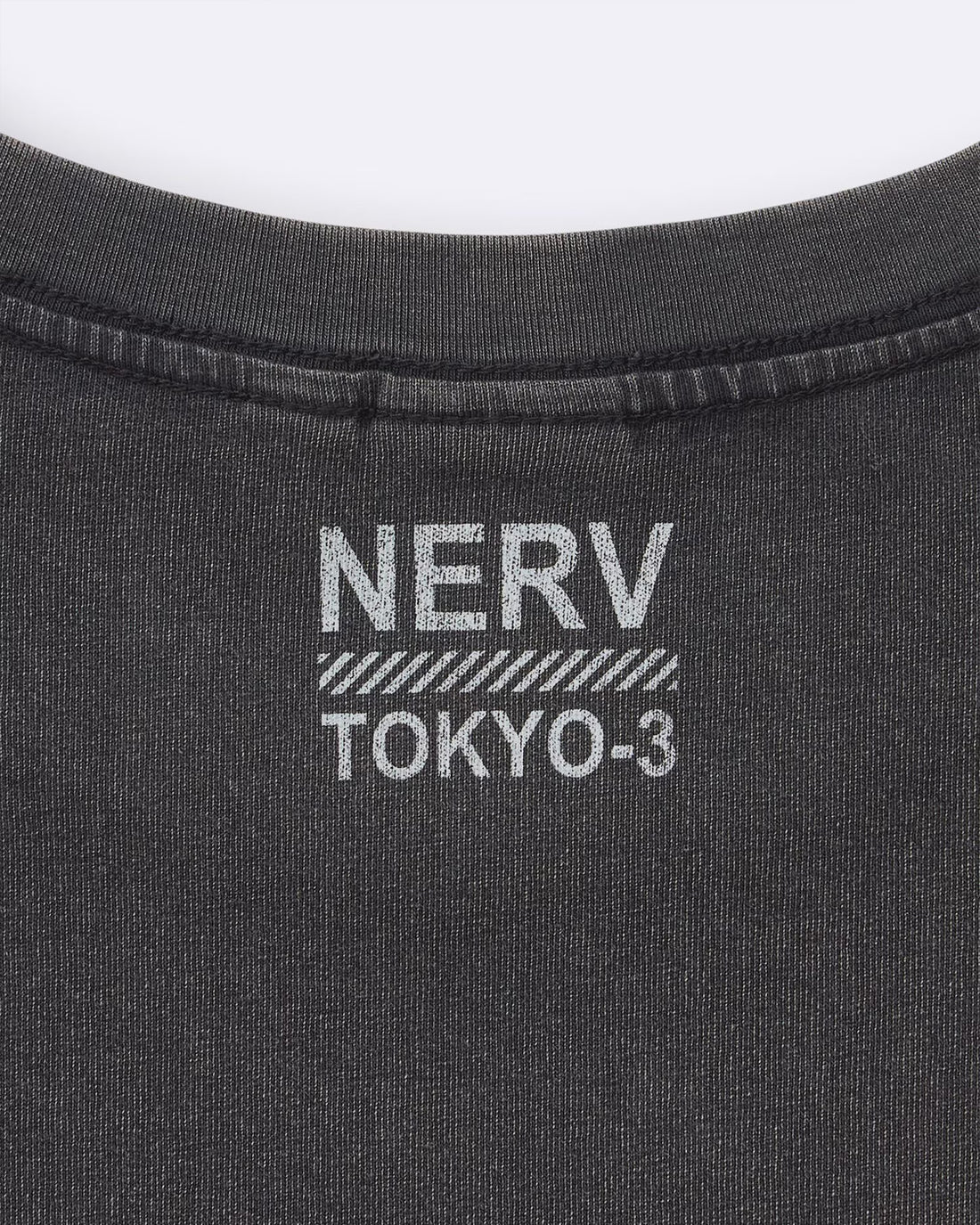 GU x Neon Genesis Evangelion Washed Graphic T-Shirt - Dark Gray 08 DARK GRAY official product photo 05