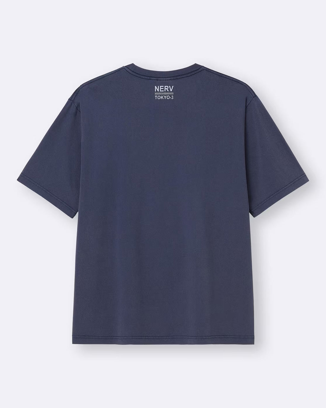GU x Neon Genesis Evangelion Washed Graphic T-Shirt - Navy 69 NAVY official product photo 03