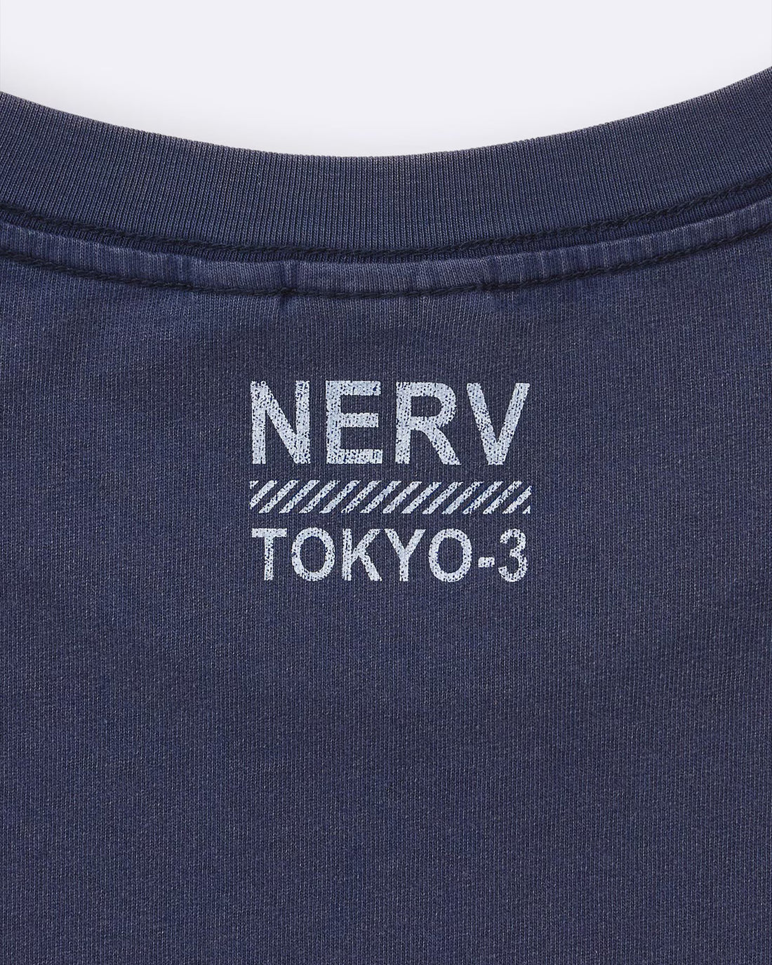 GU x Neon Genesis Evangelion Washed Graphic T-Shirt - Navy 69 NAVY official product photo 05