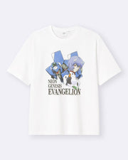 GU x Neon Genesis Evangelion Washed Graphic T-Shirt - Off White 01 OFF WHITE official product photo 02