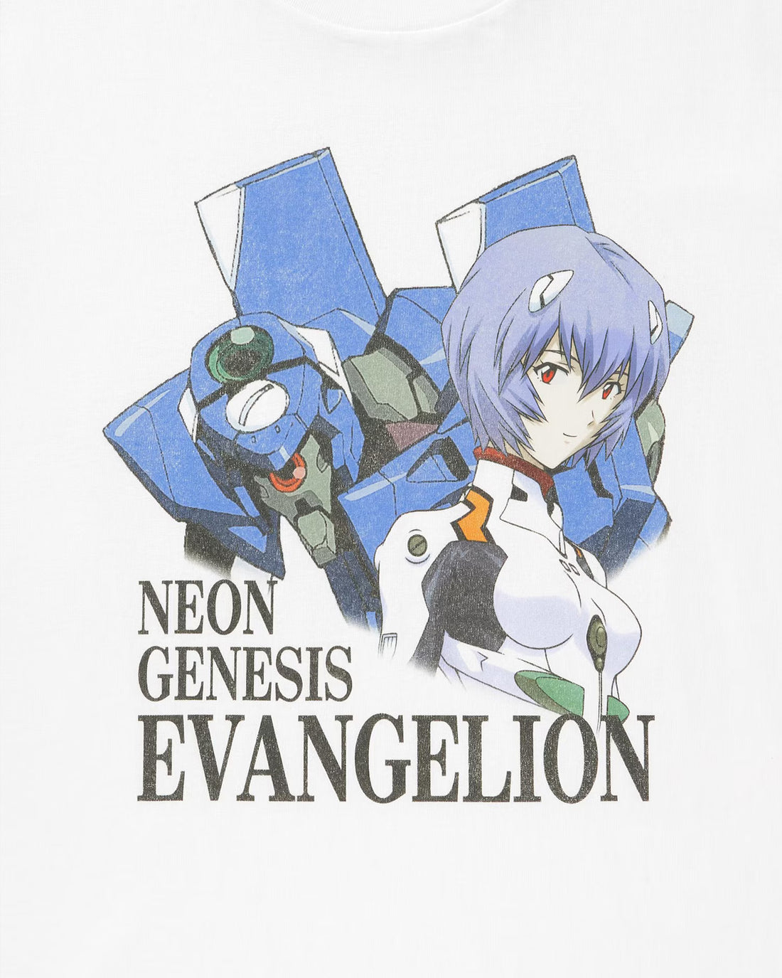 GU x Neon Genesis Evangelion Washed Graphic T-Shirt - Off White 01 OFF WHITE official product photo 04