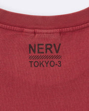 GU x Neon Genesis Evangelion Washed Graphic T-Shirt - Red 16 RED official product photo 05