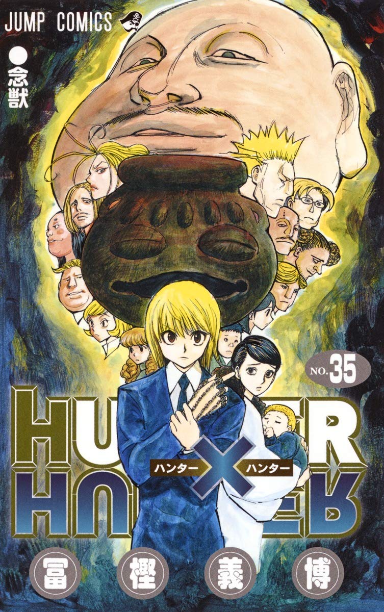 Hunter x Hunter Vol. 35 Japanese paperback cover