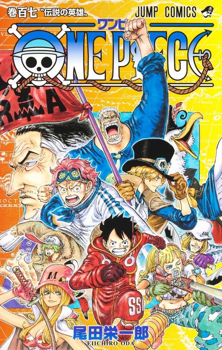One Piece Vol. 107 Japanese paperback cover