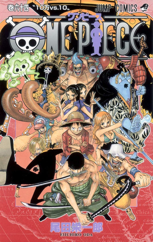 One Piece Vol. 64 Japanese paperback cover