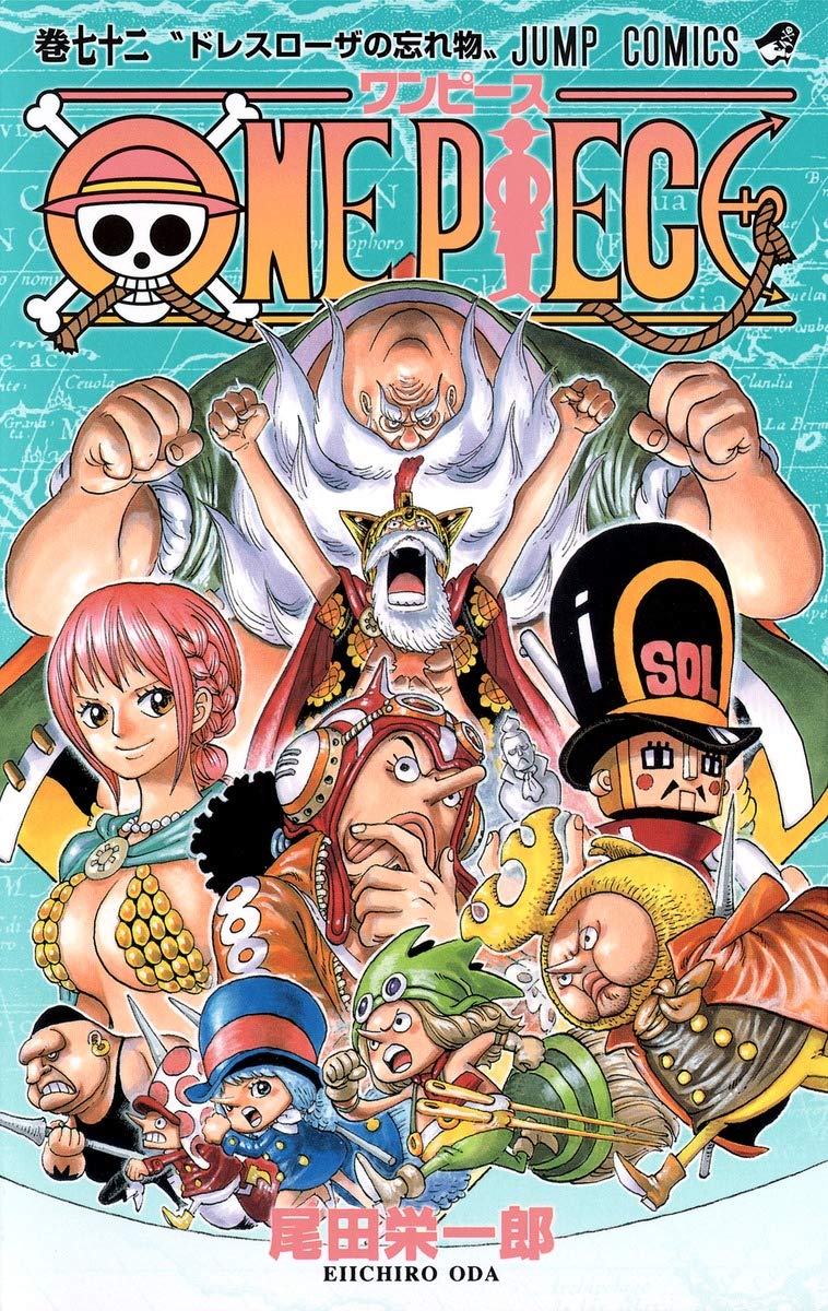 One Piece Vol. 72 Japanese paperback cover