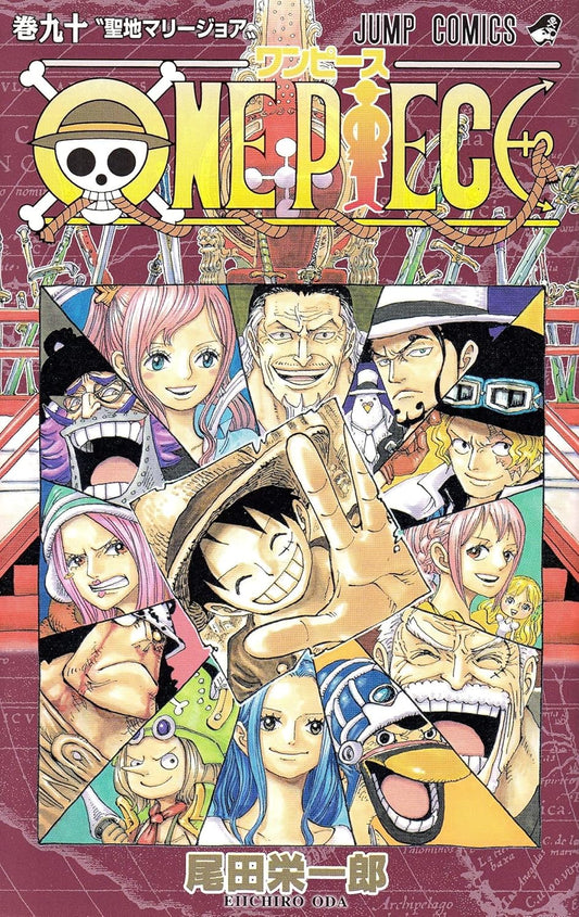 One Piece Vol. 90 Japanese paperback cover