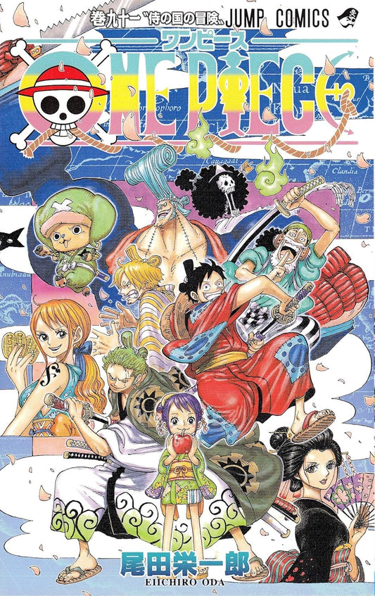 One Piece Vol. 91 Japanese paperback cover
