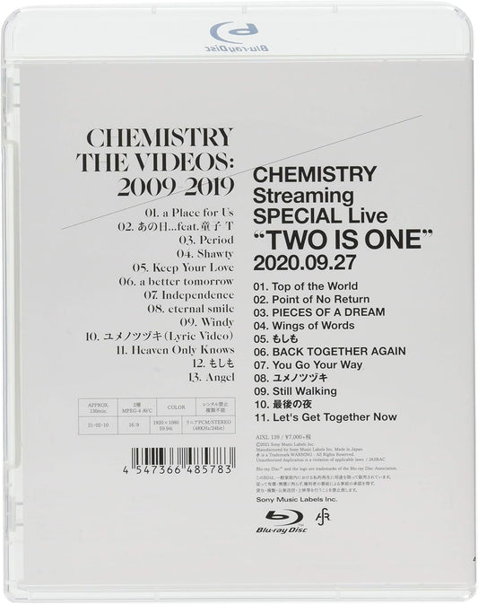 CHEMISTRY The Videos 2009–2019 Blu-ray - product image 1