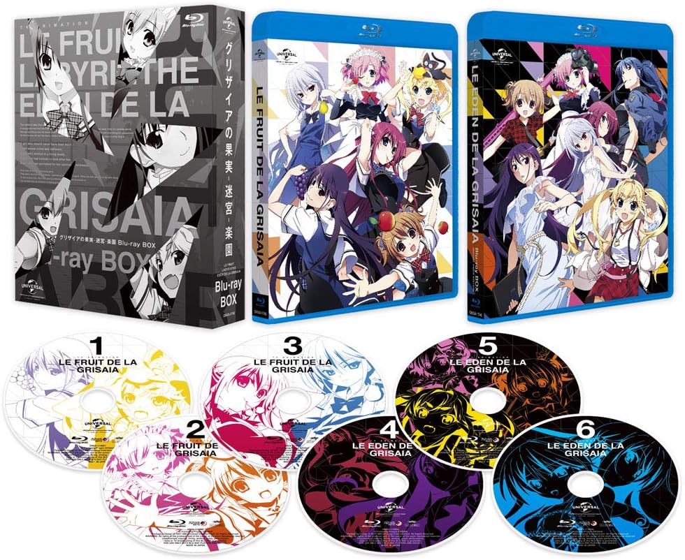 Grisaia Fruit Labyrinth and Eden Complete Blu-ray Box - product image 1