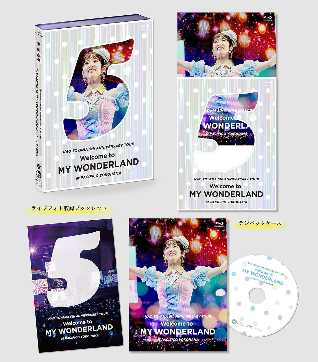 Nao Toyama 5th Anniversary Tour Welcome to MY WONDERLAND Blu-ray - product image 2