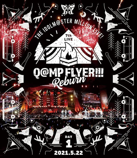 The Idolmaster Million Live 7th Live Qamp Flyer Reburn Day 1 Regular Edition Blu-ray - product image 1