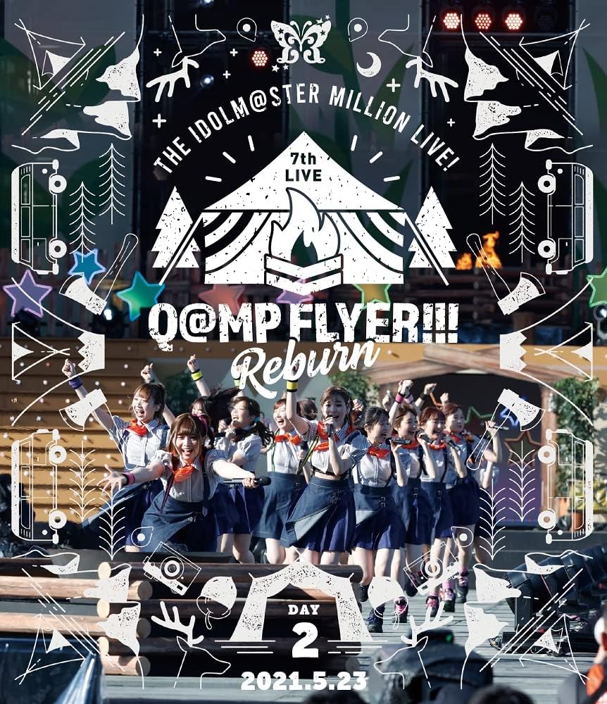 The Idolmaster Million Live 7th Live Qamp Flyer Reburn Day 2 Regular Edition Blu-ray - product image 1