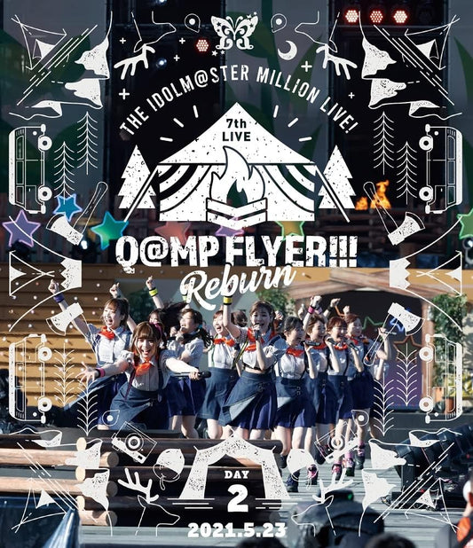 The Idolmaster Million Live 7th Live Qamp Flyer Reburn Day 2 Regular Edition Blu-ray - product image 1