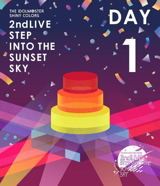 The Idolmaster Shiny Colors 2nd Live Step into the Sunset Sky DAY1 Regular Edition Blu-ray - product image 1