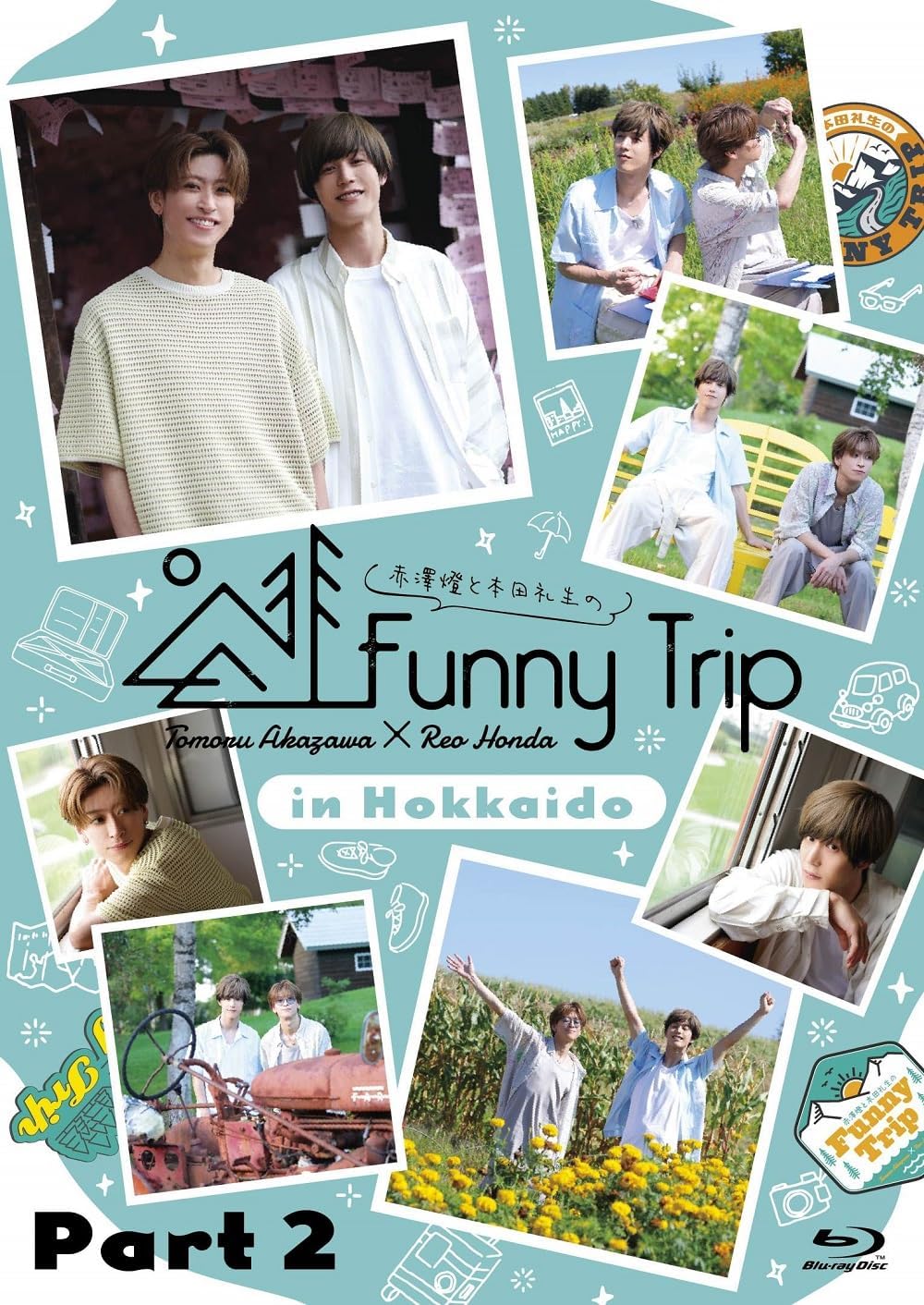 Tomoru Akazawa and Reo Honda Funny Trip in Hokkaido Part 2 Blu-ray - product image 1
