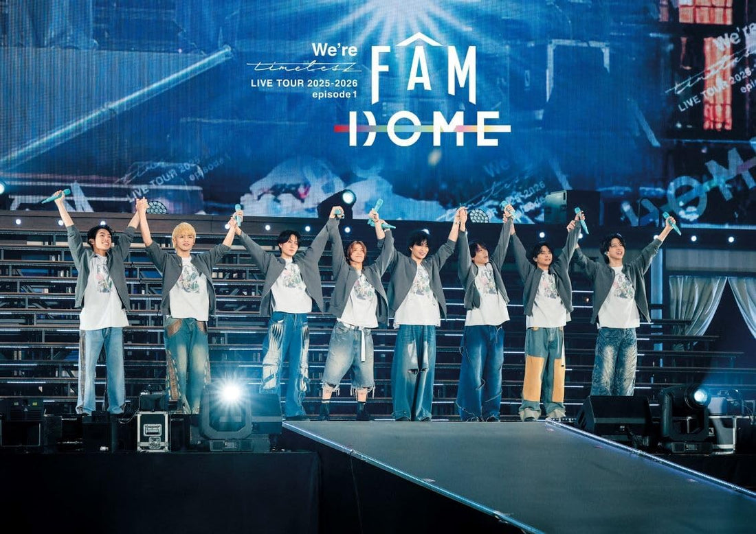 We're timelesz FAM DOME 2025-2026 Regular Edition Blu-ray cover