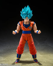 S.H.Figuarts Dragon Ball Super Super Saiyan God Super Saiyan Son Goku Azure Power Reissue Action Figure - product view 1